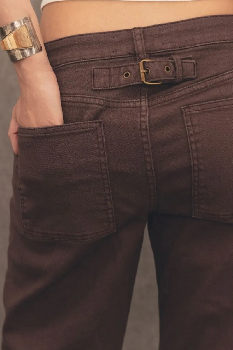 CULT MIA 1996 BROWN MID RISE JEANS