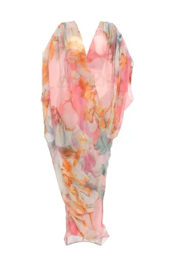 CULT MIA ADI ZULI PRINT KAFTAN COVER UP