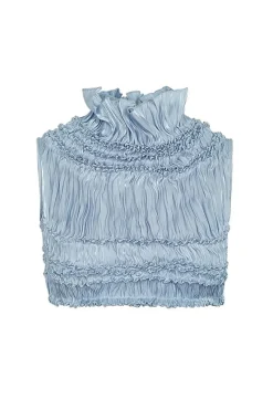 CULT MIA ADRIANA DRAPY SQUARE SHIBORI TOP