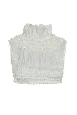 CULT MIA ADRIANA DRAPY SQUARE SHIBORI TOP