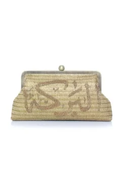 CULT MIA AL BARAKA GOLD CLUTCH