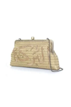CULT MIA AL BARAKA GOLD CLUTCH