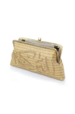 CULT MIA AL BARAKA GOLD CLUTCH