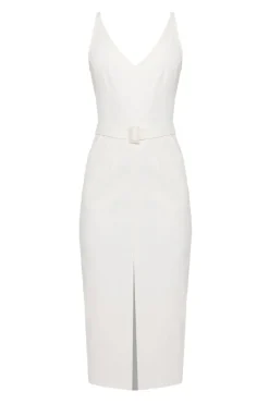 CULT MIA ALBERTA OFF- DENIM MIDI DRESS