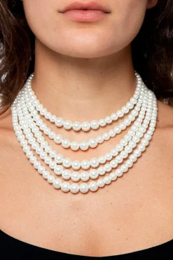 CULT MIA ALEX SILVER NECKLACE