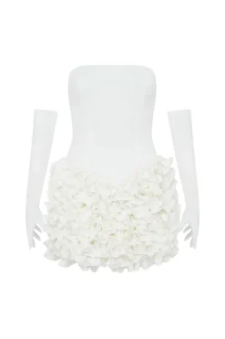 CULT MIA ALEXIS MINI DRESS AND GLOVES