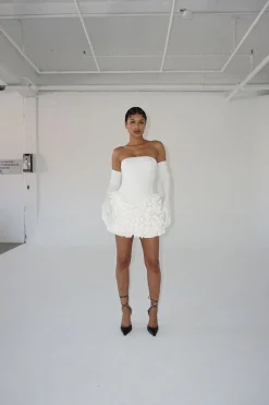 CULT MIA ALEXIS MINI DRESS AND GLOVES