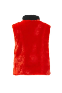 CULT MIA ALICE ROUGE AND NOIR VEST