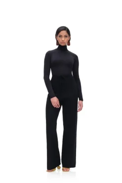 CULT MIA ALLY KNIT PANTS IN ONYX