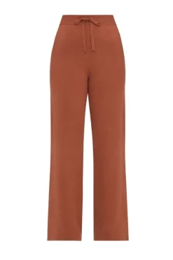 CULT MIA ALLY KNIT PANTS IN PUMPKIN