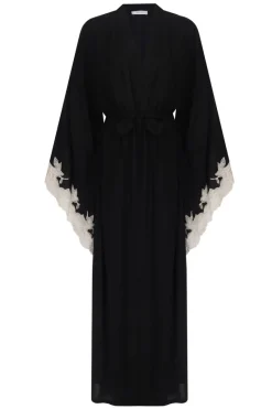 CULT MIA ANASTASIA LONG WITH GOLD LACE KIMONO