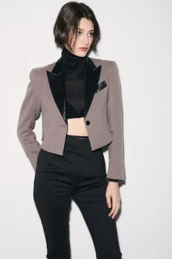 CULT MIA ANGÈLE CROPPED JACKET