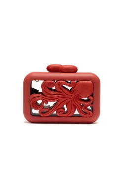 CULT MIA ANIMALIS OCTOPUS ACRYLIC CLUTCH