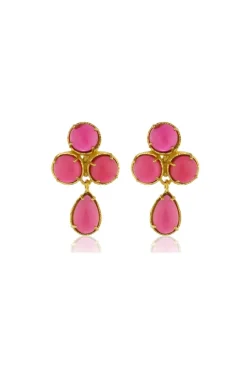 CULT MIA AQUA EARRINGS IN