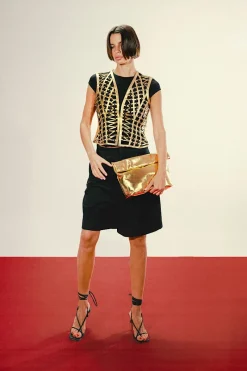 CULT MIA ARIANA LEATHER BAG IN