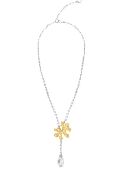 CULT MIA ARROYO SILVER AND GOLD NECKLACE