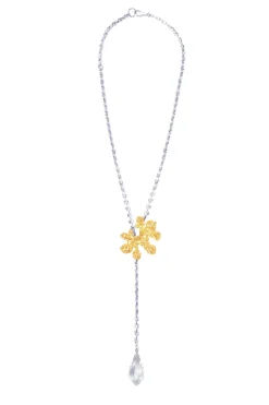 CULT MIA ARROYO SILVER AND GOLD NECKLACE