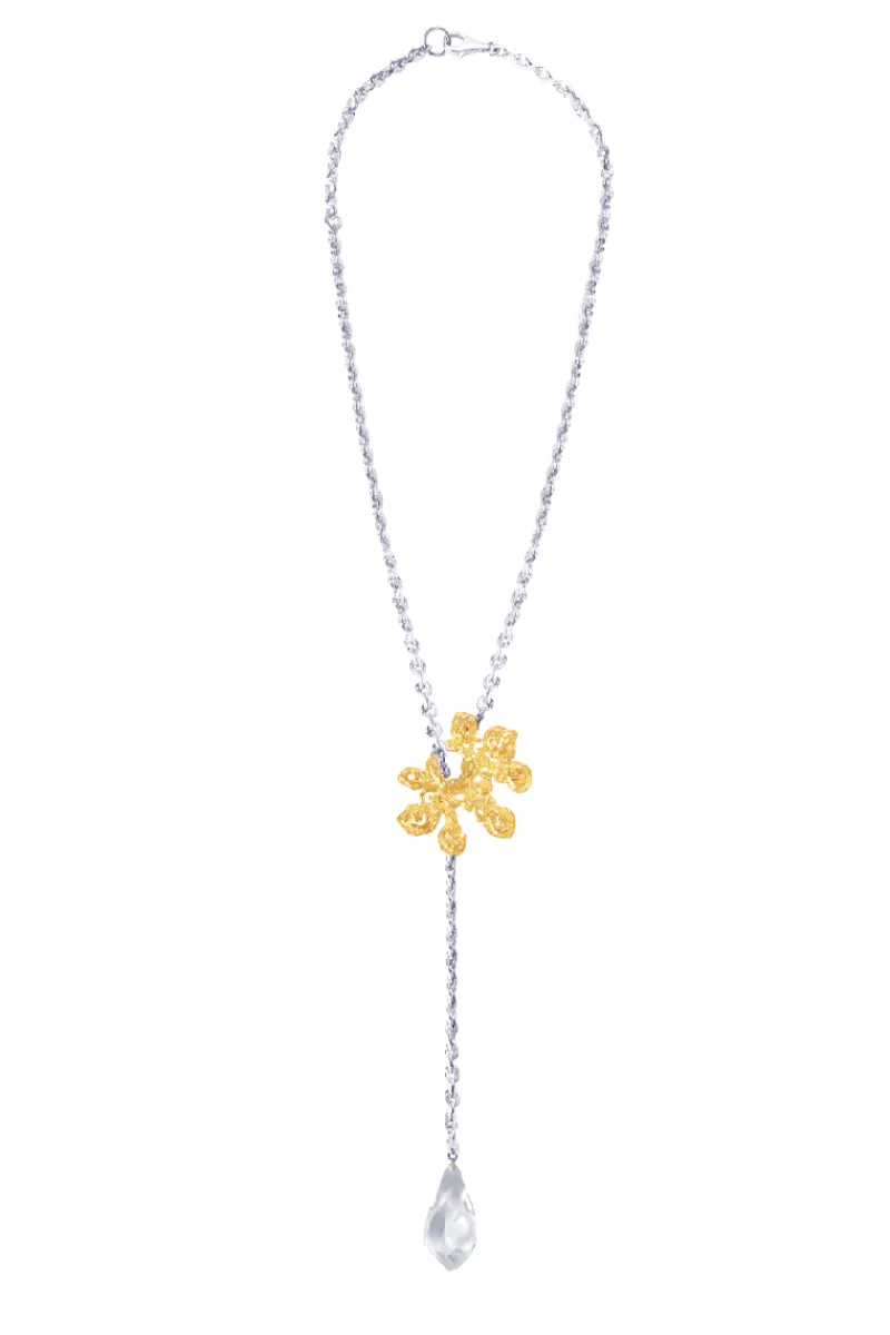 CULT MIA ARROYO SILVER AND GOLD NECKLACE
