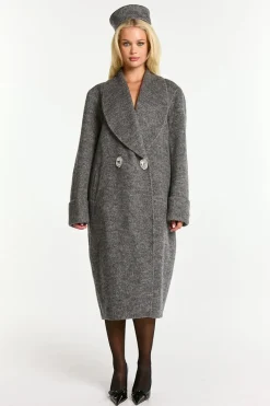CULT MIA AUDRINA COAT IN GREY