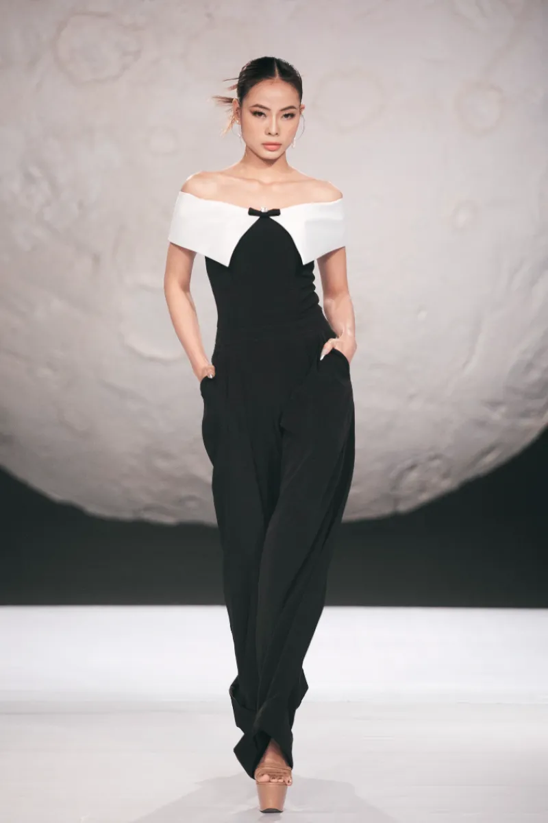 CULT MIA BABY OFF-SHOULDER JUMPSUIT