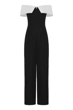 CULT MIA BABY OFF-SHOULDER JUMPSUIT