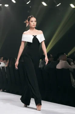CULT MIA BABY OFF-SHOULDER JUMPSUIT