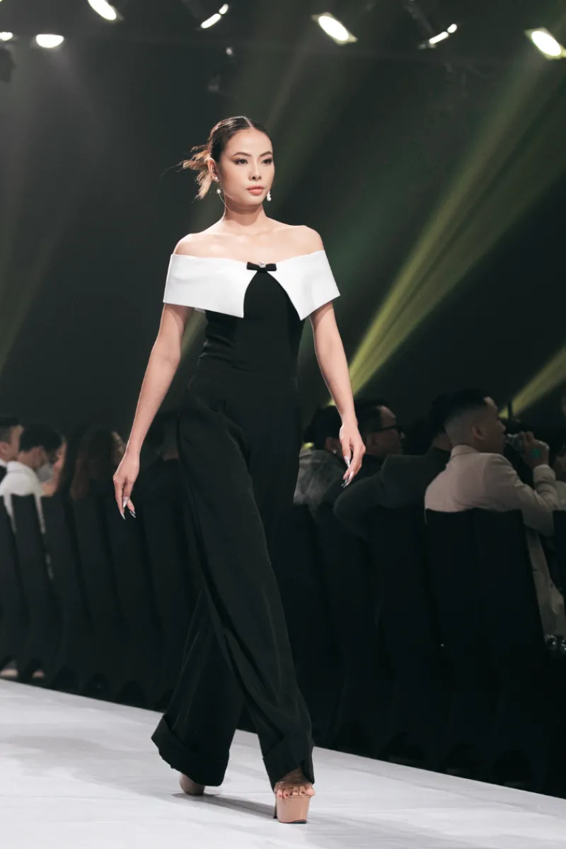 CULT MIA BABY OFF-SHOULDER JUMPSUIT