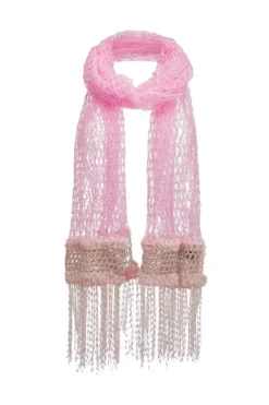 CULT MIA BABY CASHMERE HANDMADE KNITTED SHAWL
