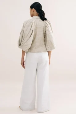 CULT MIA BARAHONA SILKY BEIGE JACKET