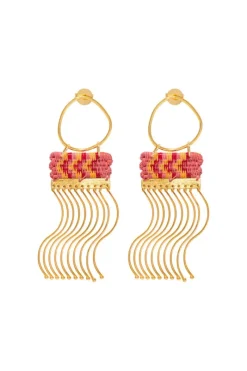 CULT MIA BARLOVENTO PINK EARRINGS