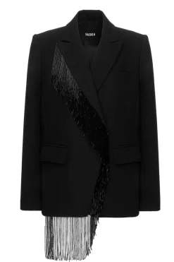 CULT MIA BEADED FRINGE JACKET