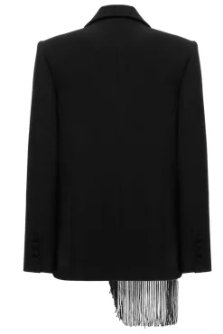 CULT MIA BEADED FRINGE JACKET