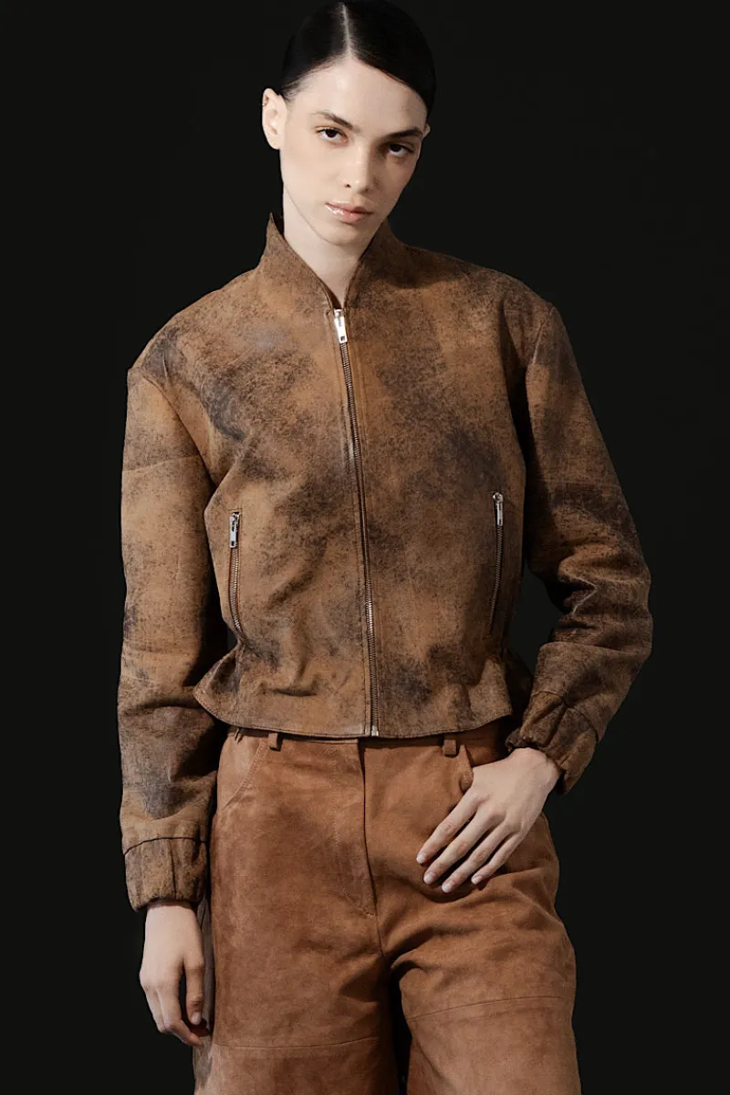 CULT MIA BENNETT LEATHER JACKET IN