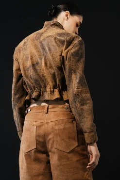 CULT MIA BENNETT LEATHER JACKET IN