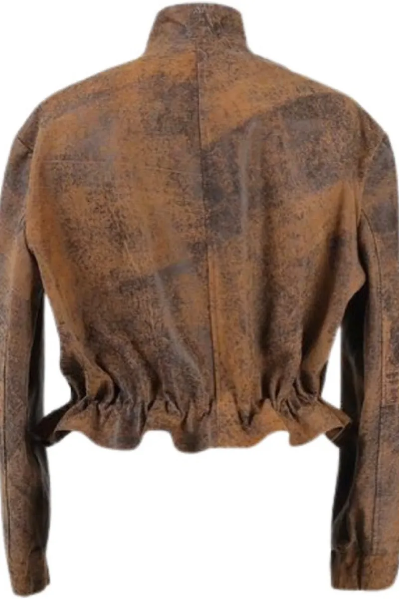 CULT MIA BENNETT LEATHER JACKET IN