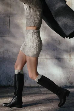CULT MIA BILLIE LEATHER BOOTS IN BLACK