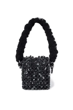 CULT MIA ATACAMA BEADED TOP HANDLE BAG