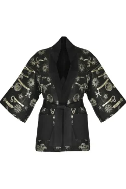 CULT MIA HANDMADE JACQUARD ZODIAC KIMONO