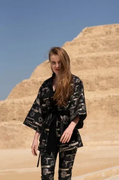 CULT MIA HANDMADE JACQUARD ZODIAC KIMONO