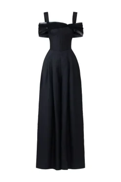 CULT MIA MONICA TAFFETA CHEST CUP JUMPSUIT