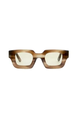 CULT MIA BROWN CORREOS SMOKED WOOD SUNGLASSES