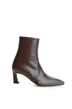 CULT MIA CALAIS CHOCOLATE ANKLE BOOTS