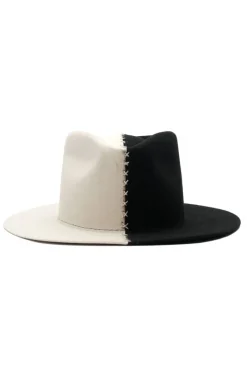 CULT MIA CARTER TWO-TONE FEDORA HAT
