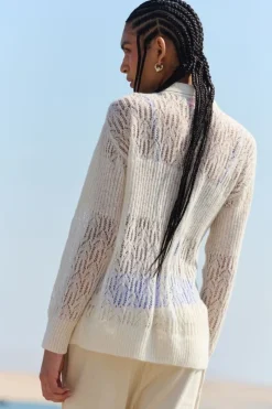 CULT MIA ARAÑITA COLLARED CARDIGAN