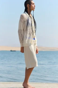 CULT MIA ARAÑITA COLLARED CARDIGAN
