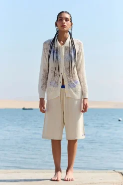CULT MIA ARAÑITA COLLARED CARDIGAN