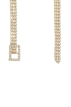 CULT MIA CRYSTAL EMBELLISHED BELT