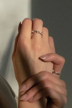 CULT MIA DEW RHODIUM RING