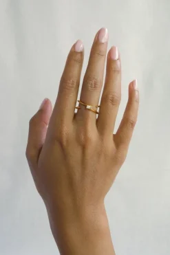 CULT MIA DEW YELLOW GOLD RING