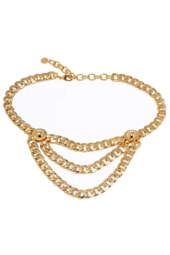 CULT MIA DONATELLA DOUBLE CHAIN BELT